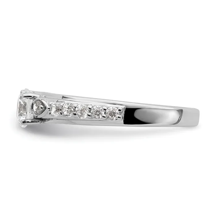 Goldia Rings 14k White Gold 34 Ct Lab Grown Diamond VSSI G Petite Engagement Ring