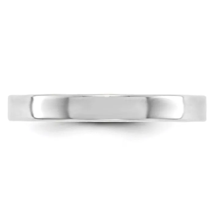Goldia Rings Solid 10K White Gold 3mm Light Weight Flat MensWomens Wedding Band Ring Size 95 Goldia Rings Solid 10K White Gold 3mm Light Weight Flat MensWomens Wedding Band Ring Size 95