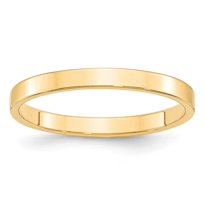 Goldia Rings Solid 10K Yellow Gold 25mm Light Weight Flat MensWomens Wedding Band Ring Size 65 Goldia Rings Solid 10K Yellow Gold 25mm Light Weight Flat MensWomens Wedding Band Ring Size 65