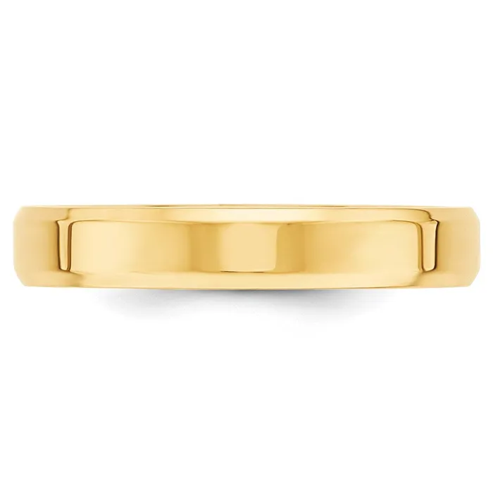 Goldia Rings Solid 10K Yellow Gold 4mm Bevel Edge Comfort Fit MensWomens Wedding Band Ring Size 115 Goldia Rings Solid 10K Yellow Gold 4mm Bevel Edge Comfort Fit MensWomens Wedding Band Ring Size 115