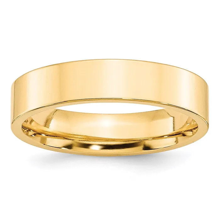 Goldia Rings Solid 10K Yellow Gold 5mm Standard Flat Comfort Fit MensWomens Wedding Band Ring Size 95 Goldia Rings Solid 10K Yellow Gold 5mm Standard Flat Comfort Fit MensWomens Wedding Band Ring Size 95