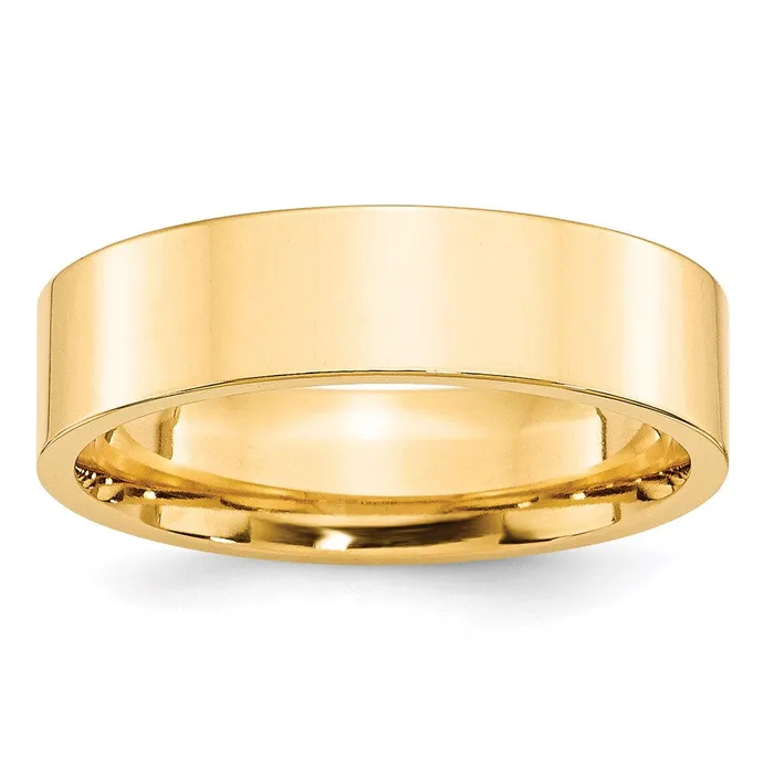 Goldia Rings Solid 10K Yellow Gold 6mm Standard Flat Comfort Fit MensWomens Wedding Band Ring Size 9 Goldia Rings Solid 10K Yellow Gold 6mm Standard Flat Comfort Fit MensWomens Wedding Band Ring Size 9