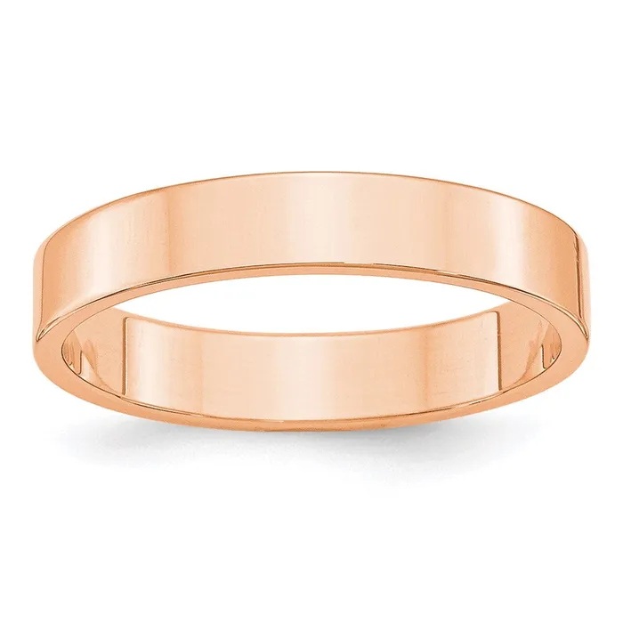 Goldia Rings Solid 10K Yellow Gold Rose Gold 4mm Light Weight Flat MensWomens Wedding Band Ring Size 85 Goldia Rings Solid 10K Yellow Gold Rose Gold 4mm Light Weight Flat MensWomens Wedding Band Ring Size 85