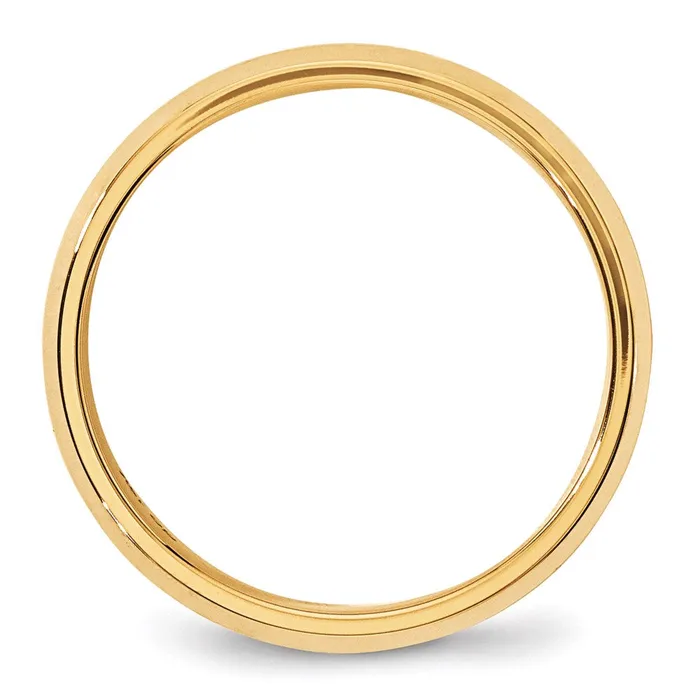 Goldia Rings Solid 14K Yellow Gold 6mm Bevel Edge Comfort Fit MensWomens Wedding Band Ring Size 95 Goldia Rings Solid 14K Yellow Gold 6mm Bevel Edge Comfort Fit MensWomens Wedding Band Ring Size 95