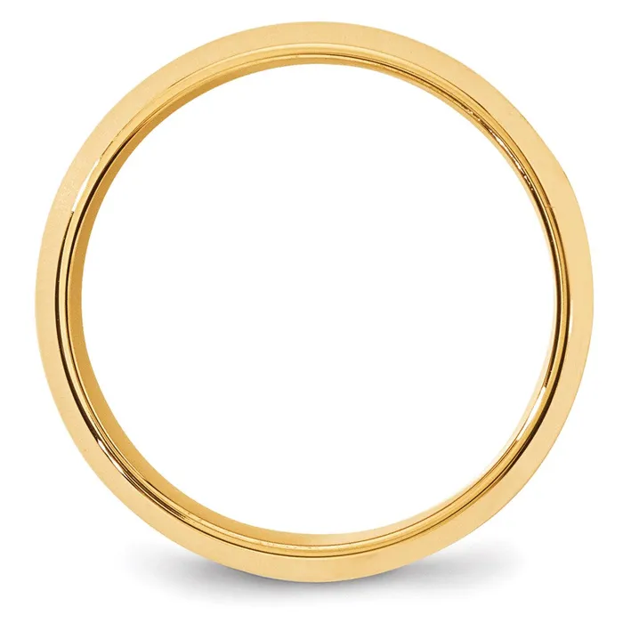 Goldia Rings Solid 14K Yellow Gold 8mm Bevel Edge Comfort Fit MensWomens Wedding Band Ring Size 125 Goldia Rings Solid 14K Yellow Gold 8mm Bevel Edge Comfort Fit MensWomens Wedding Band Ring Size 125