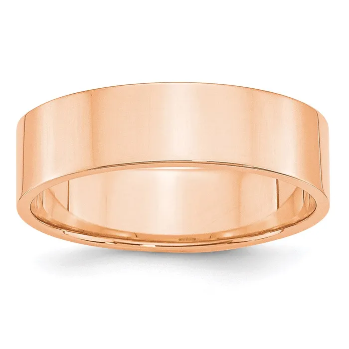 Goldia Rings Solid 14K Yellow Gold Rose Gold 6mm Light Weight Flat MensWomens Wedding Band Ring Size 13 Goldia Rings Solid 14K Yellow Gold Rose Gold 6mm Light Weight Flat MensWomens Wedding Band Ring Size 13