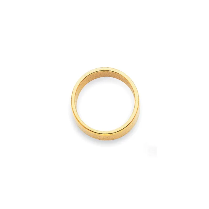 Goldia Rings Solid 18K Yellow Gold 2mm Light Weight Flat MensWomens Wedding Band Ring Size 4 Goldia Rings Solid 18K Yellow Gold 2mm Light Weight Flat MensWomens Wedding Band Ring Size 4