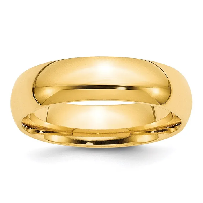 Goldia Rings Solid 18K Yellow Gold 6mm Comfort Fit MensWomens Wedding Band Ring Size 85 Goldia Rings Solid 18K Yellow Gold 6mm Comfort Fit MensWomens Wedding Band Ring Size 85