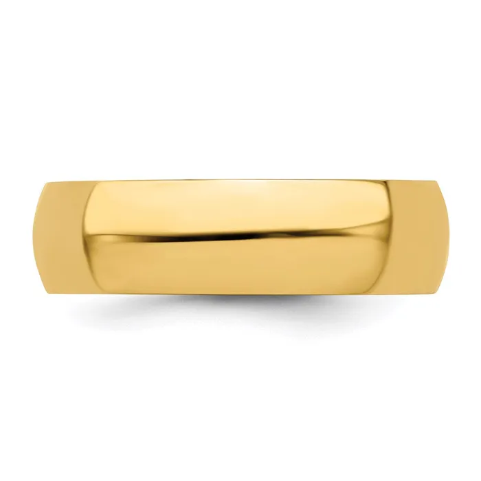Goldia Solid 14K Yellow Gold 6mm Half Round MensWomens Wedding Band Ring Size 14 Rings Goldia Solid 14K Yellow Gold 6mm Half Round MensWomens Wedding Band Ring Size 14 Rings