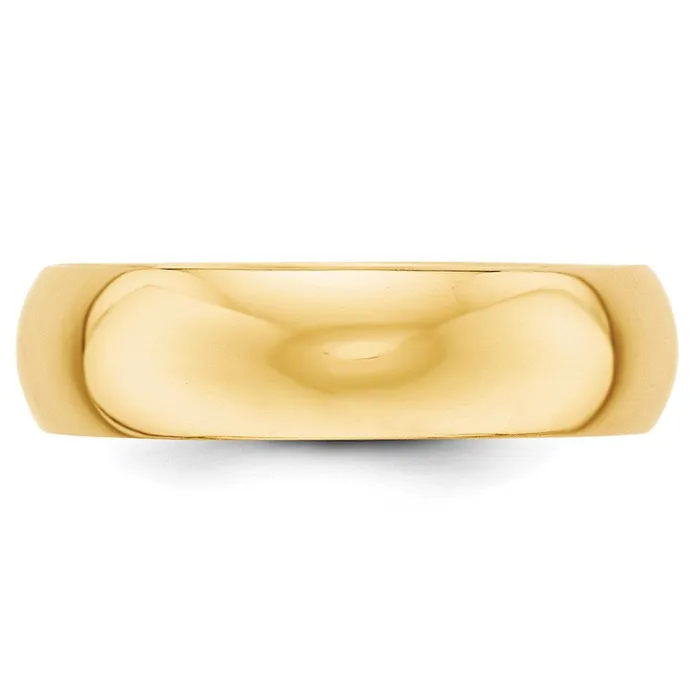 Goldia Solid 14K Yellow Gold 6mm Half Round MensWomens Wedding Band Ring Size 14 Rings Goldia Solid 14K Yellow Gold 6mm Half Round MensWomens Wedding Band Ring Size 14 Rings