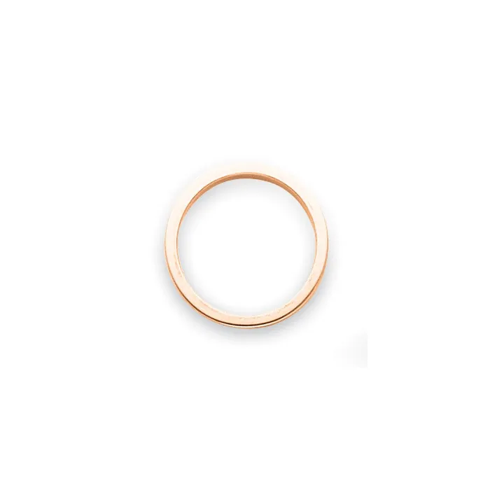 Goldia Solid 18K Rose Gold 3mm Tapered Polished MensWomens Wedding Band Ring Size 45 Rings Goldia Solid 18K Rose Gold 3mm Tapered Polished MensWomens Wedding Band Ring Size 45 Rings