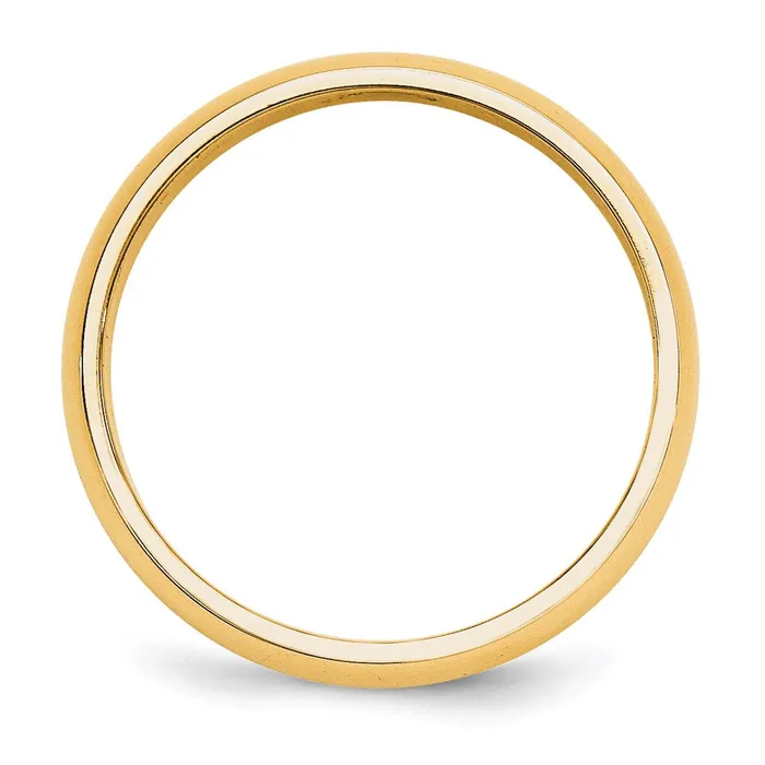 Goldia Solid 18K Yellow Gold 5mm HalfRound Wedding MensWomens Wedding Band Ring Size 95 Rings Goldia Solid 18K Yellow Gold 5mm HalfRound Wedding MensWomens Wedding Band Ring Size 95 Rings