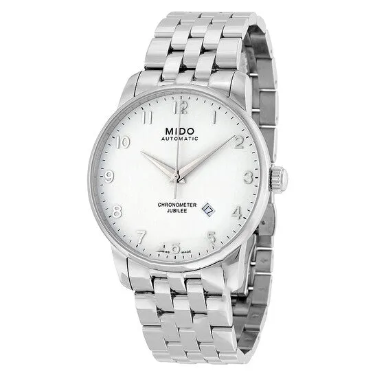JMS always Bracelets Original Mido Baroncelli Jubilee Silver Dial Stainless Steel Mens Watch M86904111 JMS always Bracelets Original Mido Baroncelli Jubilee Silver Dial Stainless Steel Mens Watch M86904111