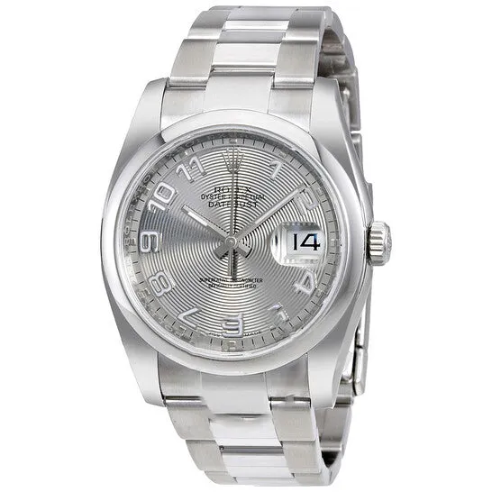 JMS always Bracelets Original Rolex Datejust 36 Silver Concentric Dial Stainless Steel Oyster Bracelet Automatic Mens Watch 116200SCAO JMS always Bracelets Original Rolex Datejust 36 Silver Concentric Dial Stainless Steel Oyster Bracelet Automatic Mens Watch 116200SCAO