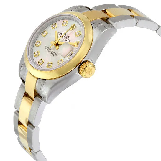 JMS always Bracelets Original Rolex Datejust Automatic Stainless Steel 18kt Yellow Gold Oyster Ladies Watch 179163MDO JMS always Bracelets Original Rolex Datejust Automatic Stainless Steel 18kt Yellow Gold Oyster Ladies Watch 179163MDO