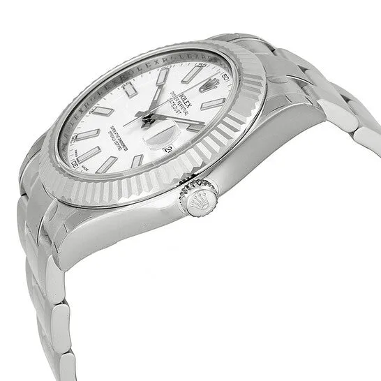 JMS always Bracelets Original Rolex Datejust II Automatic White Dial Stainless Steel Oyster Bracelet Mens Watch 116334WSO JMS always Bracelets Original Rolex Datejust II Automatic White Dial Stainless Steel Oyster Bracelet Mens Watch 116334WSO