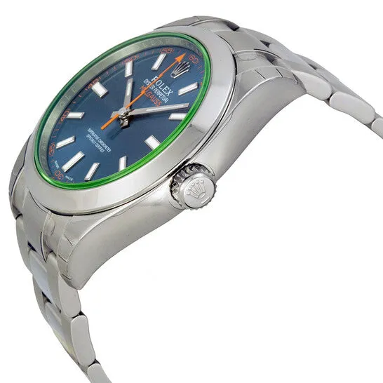 JMS always Bracelets Original Rolex Milgauss Automatic Blue Dial Stainless Steel Mens Watch 116400GV JMS always Bracelets Original Rolex Milgauss Automatic Blue Dial Stainless Steel Mens Watch 116400GV