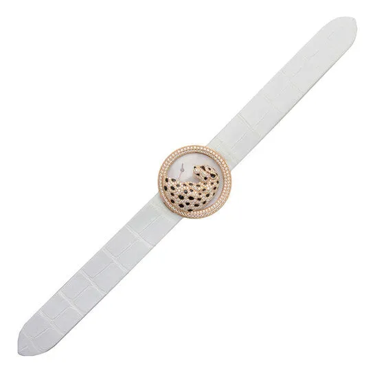JMS always Necklaces Original Cartier Panthere Divine Mother Of Pearl Dial 18k Rose Gold Dial Ladies Watch HPI00762 JMS always Necklaces Original Cartier Panthere Divine Mother Of Pearl Dial 18k Rose Gold Dial Ladies Watch HPI00762