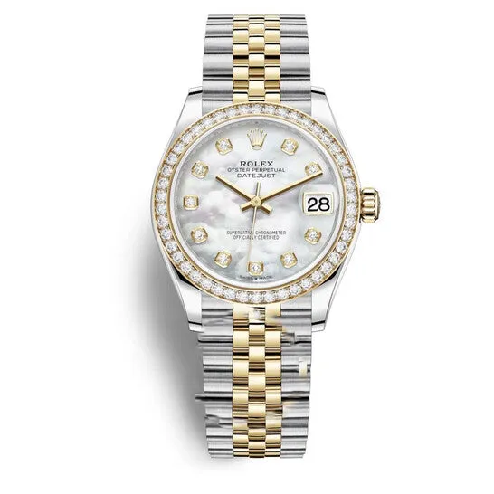 JMS always Original Rolex Datejust 31 Mother of Pearl Diamond Dial Ladies Steel and 18kt Yellow Gold Jubilee Watch 278383MDJ Necklaces JMS always Original Rolex Datejust 31 Mother of Pearl Diamond Dial Ladies Steel and 18kt Yellow Gold Jubilee Watch 278383MDJ Necklaces