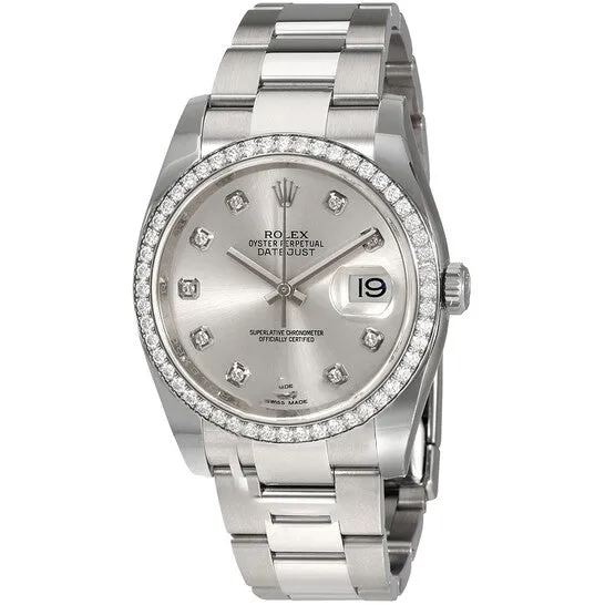 JMS always Original Rolex Oyster Perpetual Datejust 36 Silver Dial Stainless Steel Bracelet Automatic Ladies Watch 116244SDO Bracelets JMS always Original Rolex Oyster Perpetual Datejust 36 Silver Dial Stainless Steel Bracelet Automatic Ladies Watch 116244SDO Bracelets