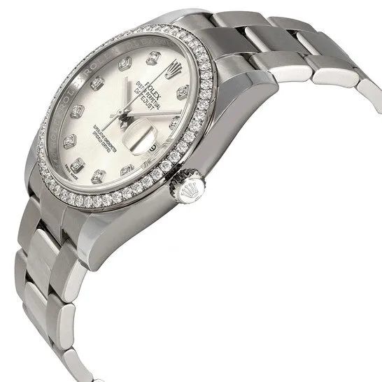 JMS always Original Rolex Oyster Perpetual Datejust 36 Silver Dial Stainless Steel Bracelet Automatic Ladies Watch 116244SDO Bracelets JMS always Original Rolex Oyster Perpetual Datejust 36 Silver Dial Stainless Steel Bracelet Automatic Ladies Watch 116244SDO Bracelets