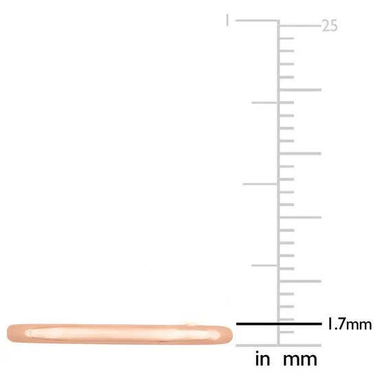 JMS always Rings Original Amour Wedding Band in 10K Rose Gold JMS always Rings Original Amour Wedding Band in 10K Rose Gold