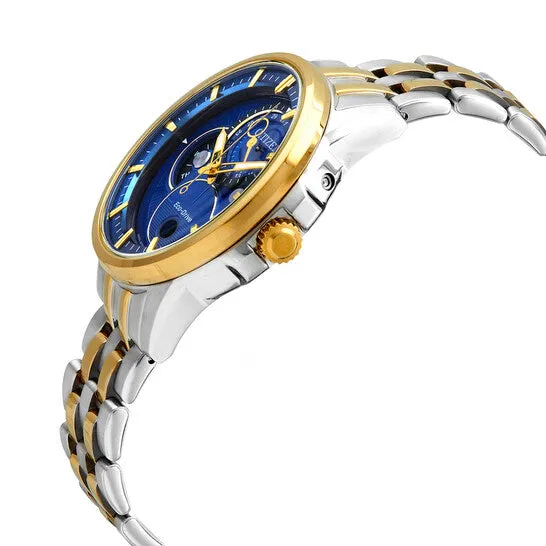 JMS always Rings Original Citizen Calendrier Multifunction Blue Dial Twotone Mens Watch BU005452L JMS always Rings Original Citizen Calendrier Multifunction Blue Dial Twotone Mens Watch BU005452L