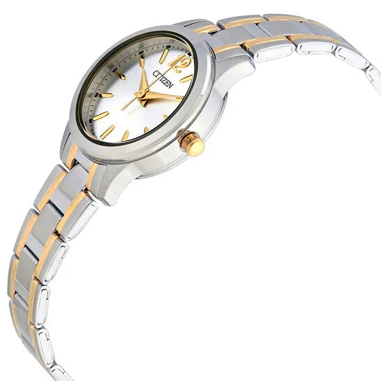 JMS always Rings Original Citizen Silver Dial Twotone Ladies Watch EL303458A JMS always Rings Original Citizen Silver Dial Twotone Ladies Watch EL303458A