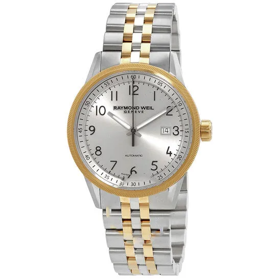 JMS always Rings Original Raymond Weil Freelancer Automatic Silver Dial TwoTone Mens Watch 2734STP05650 JMS always Rings Original Raymond Weil Freelancer Automatic Silver Dial TwoTone Mens Watch 2734STP05650