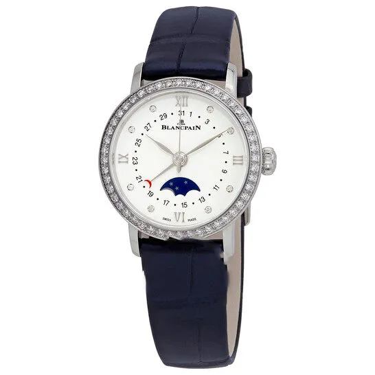 JMS always Watches Original Blancpain Villeret Quantieme Phases de Lune Automatic Diamond Ladies Watch 6106462855A JMS always Watches Original Blancpain Villeret Quantieme Phases de Lune Automatic Diamond Ladies Watch 6106462855A