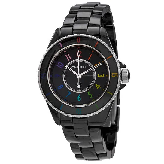 JMS always Watches Original Chanel J12 Electro Quartz Black Dial Ladies Watch H7121 JMS always Watches Original Chanel J12 Electro Quartz Black Dial Ladies Watch H7121