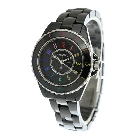 JMS always Watches Original Chanel J12 Electro Quartz Black Dial Ladies Watch H7121 JMS always Watches Original Chanel J12 Electro Quartz Black Dial Ladies Watch H7121