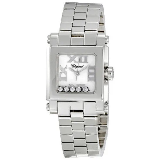 JMS always Watches Original Chopard Happy Sport Square Steel Diamond Ladies Watch 2785163002 JMS always Watches Original Chopard Happy Sport Square Steel Diamond Ladies Watch 2785163002