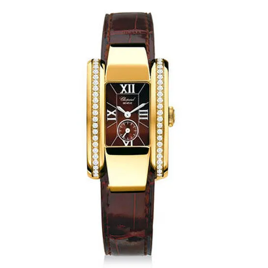 JMS always Watches Original Chopard La Strada Diamond Brown Dial 18 kt Yellow Gold Ladies Watch 4169140001 JMS always Watches Original Chopard La Strada Diamond Brown Dial 18 kt Yellow Gold Ladies Watch 4169140001