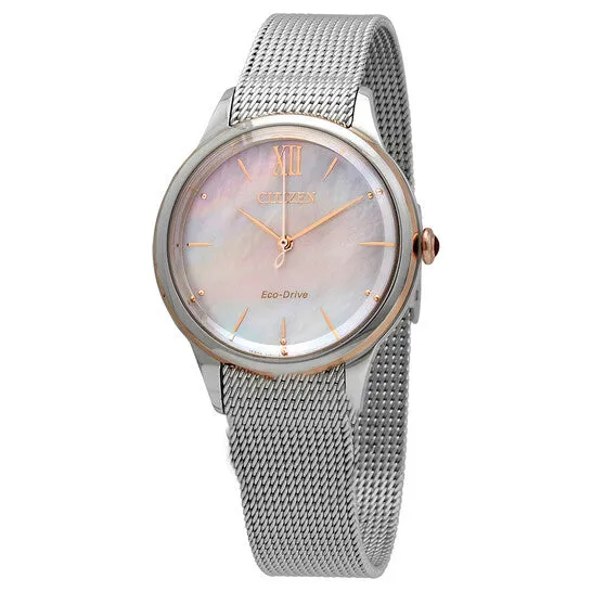 JMS always Watches Original Citizen EcoDrive MotherofPearl Dial Ladies Watch EM081688Y JMS always Watches Original Citizen EcoDrive MotherofPearl Dial Ladies Watch EM081688Y