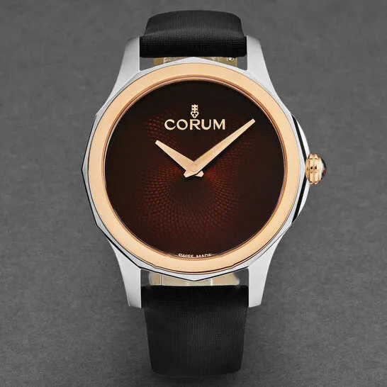 JMS always Watches Original Corum Admiral Cup Quartz Brown Dial Ladies Watch A02004366 JMS always Watches Original Corum Admiral Cup Quartz Brown Dial Ladies Watch A02004366