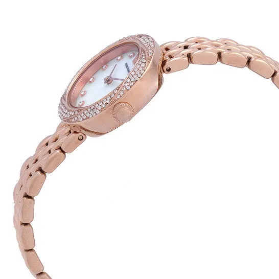 JMS always Watches Original Emporio Armani Quartz Crystal White Mother of Pearl Dial Ladies Watch AR11474 JMS always Watches Original Emporio Armani Quartz Crystal White Mother of Pearl Dial Ladies Watch AR11474