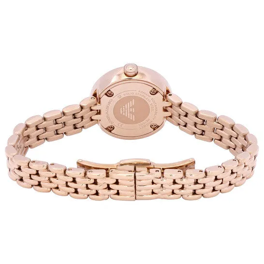 JMS always Watches Original Emporio Armani Quartz Crystal White Mother of Pearl Dial Ladies Watch AR11474 JMS always Watches Original Emporio Armani Quartz Crystal White Mother of Pearl Dial Ladies Watch AR11474