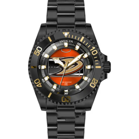 JMS always Watches Original Invicta NHL Anaheim Ducks Quartz Orange Dial Ladies Watch 42225 JMS always Watches Original Invicta NHL Anaheim Ducks Quartz Orange Dial Ladies Watch 42225