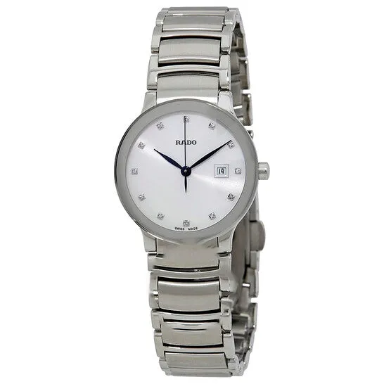 JMS always Watches Original Rado Centrix Silver Diamond Dial Ladies Watch R30928733
