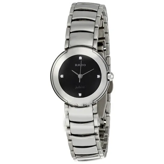 JMS always Watches Original Rado Coupole Diamond Platinumtone Ceramic Mini Ladies Watch R22594712 JMS always Watches Original Rado Coupole Diamond Platinumtone Ceramic Mini Ladies Watch R22594712