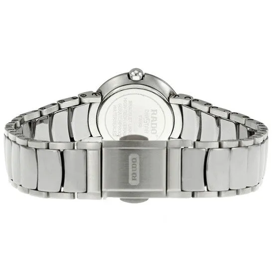 JMS always Watches Original Rado Coupole Diamond Platinumtone Ceramic Mini Ladies Watch R22594712 JMS always Watches Original Rado Coupole Diamond Platinumtone Ceramic Mini Ladies Watch R22594712
