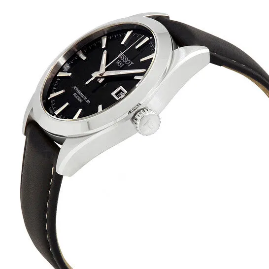 JMS always Watches Original Tissot Gentleman Powermatic 80 Silicium Automatic Black Dial Watch T1274071605100 JMS always Watches Original Tissot Gentleman Powermatic 80 Silicium Automatic Black Dial Watch T1274071605100
