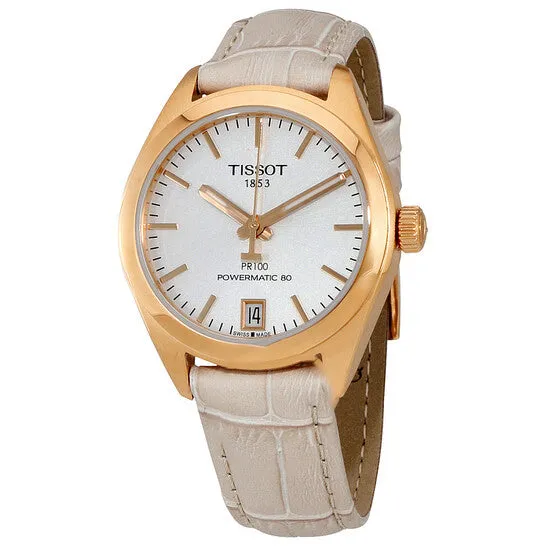 JMS always Watches Original Tissot PR 100 Automatic Silver Dial Ladies Watch T1012073603100 JMS always Watches Original Tissot PR 100 Automatic Silver Dial Ladies Watch T1012073603100
