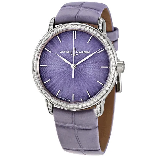 JMS always Watches Original Ulysse Nardin Classico Lady Diamond Purple Dial Ladies Watch 8150201BCE7 JMS always Watches Original Ulysse Nardin Classico Lady Diamond Purple Dial Ladies Watch 8150201BCE7