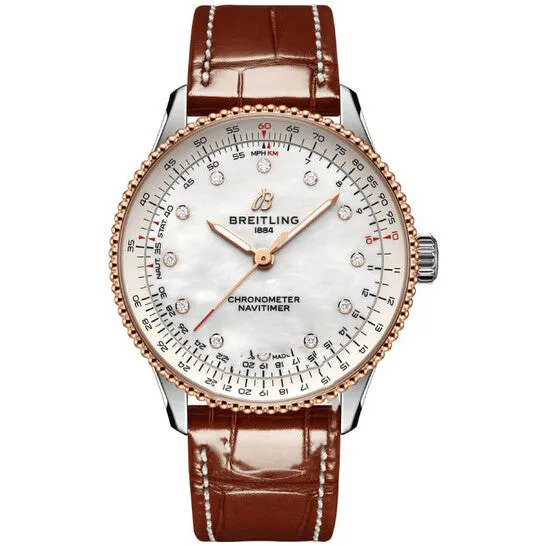 Original Breitling Navitimer 36 Automatic Diamond Ladies Watch U17327211A1P1 JMS always Watches Original Breitling Navitimer 36 Automatic Diamond Ladies Watch U17327211A1P1 JMS always Watches