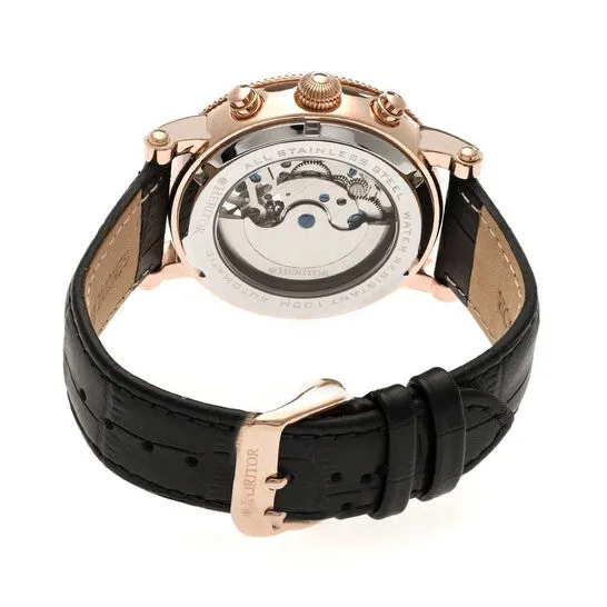 Original Heritor Winston Automatic White Dial Leather Mens Watch HR5205 JMS always Watches Original Heritor Winston Automatic White Dial Leather Mens Watch HR5205 JMS always Watches
