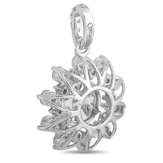 Original LB Exclusive 18K White Gold 077 ct Diamond Pendant JMS always PreStyled Sets Original LB Exclusive 18K White Gold 077 ct Diamond Pendant JMS always PreStyled Sets