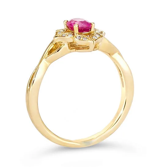 Original Le Vian Passion Ruby Ring set in 14K Honey Gold JMS always Rings Original Le Vian Passion Ruby Ring set in 14K Honey Gold JMS always Rings