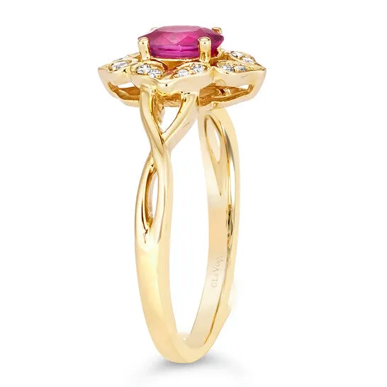 Original Le Vian Passion Ruby Ring set in 14K Honey Gold JMS always Rings Original Le Vian Passion Ruby Ring set in 14K Honey Gold JMS always Rings